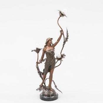 Bordslampa tidigt 1900-tal.