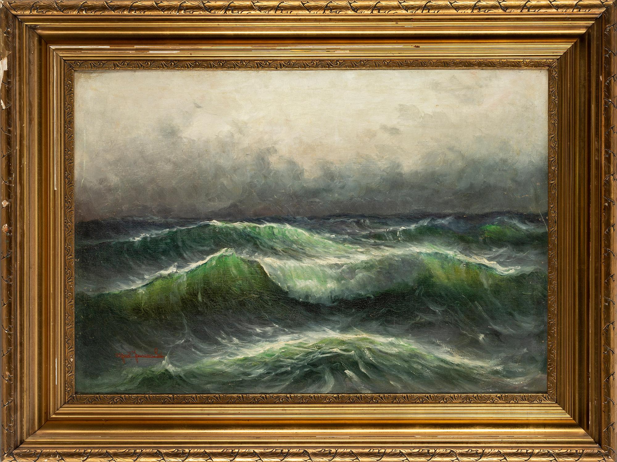Alfred Jensen, Havslandskap.