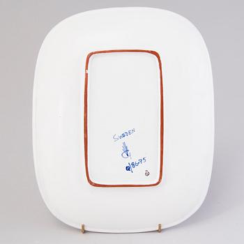 STIG LINDBERG, FAT, fajans, 86/76, Gustavsberg.