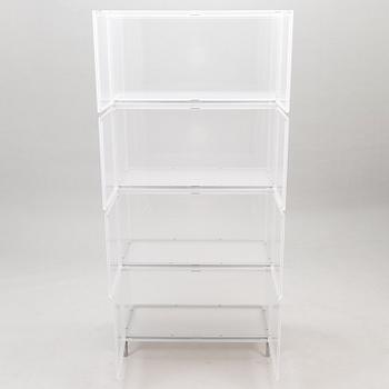 KARTELL, hyllyjärjestelmä, "ONE", 4 kpl, Piero Lissoni/Patricia Urquiola.