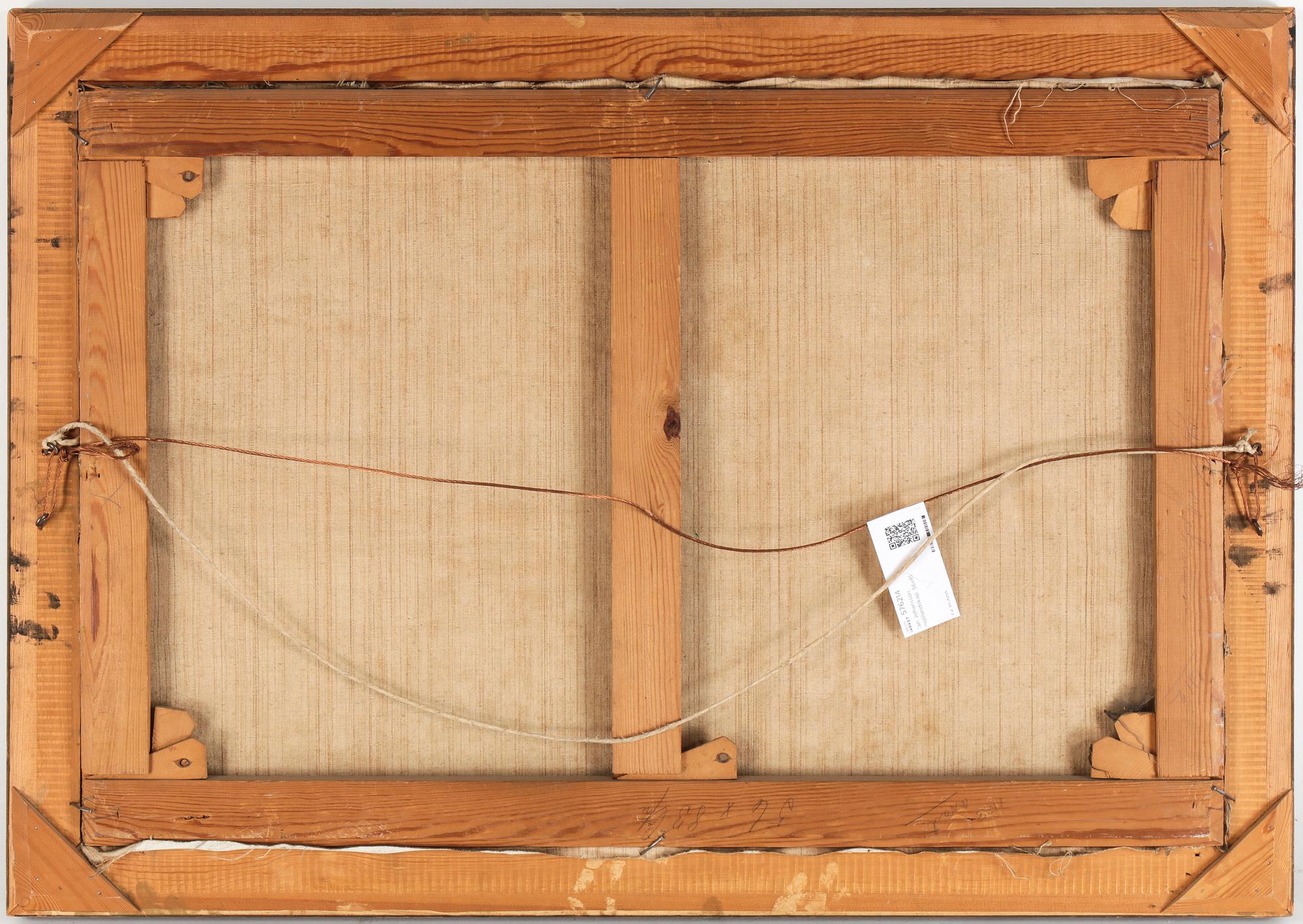 CARL JOHANSSON, olja på duk, signerad.