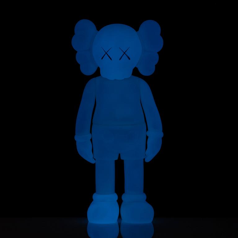 KAWS, Companion (Five Years Later) (Blue Glow in the dark).