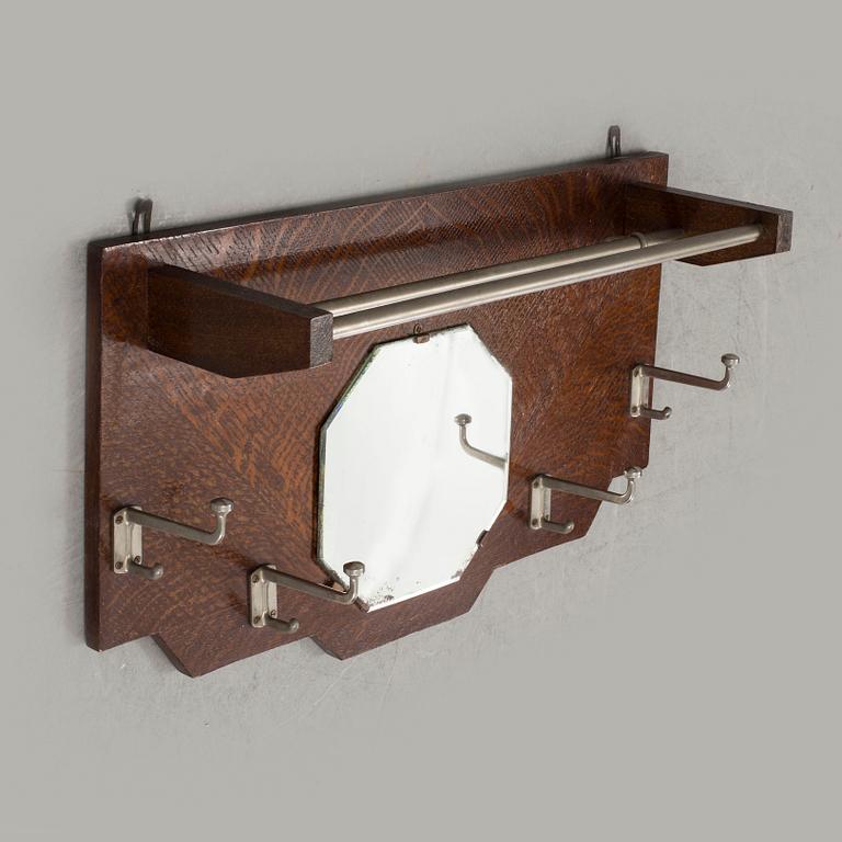 An oak klothes hanger, early 20th Century.