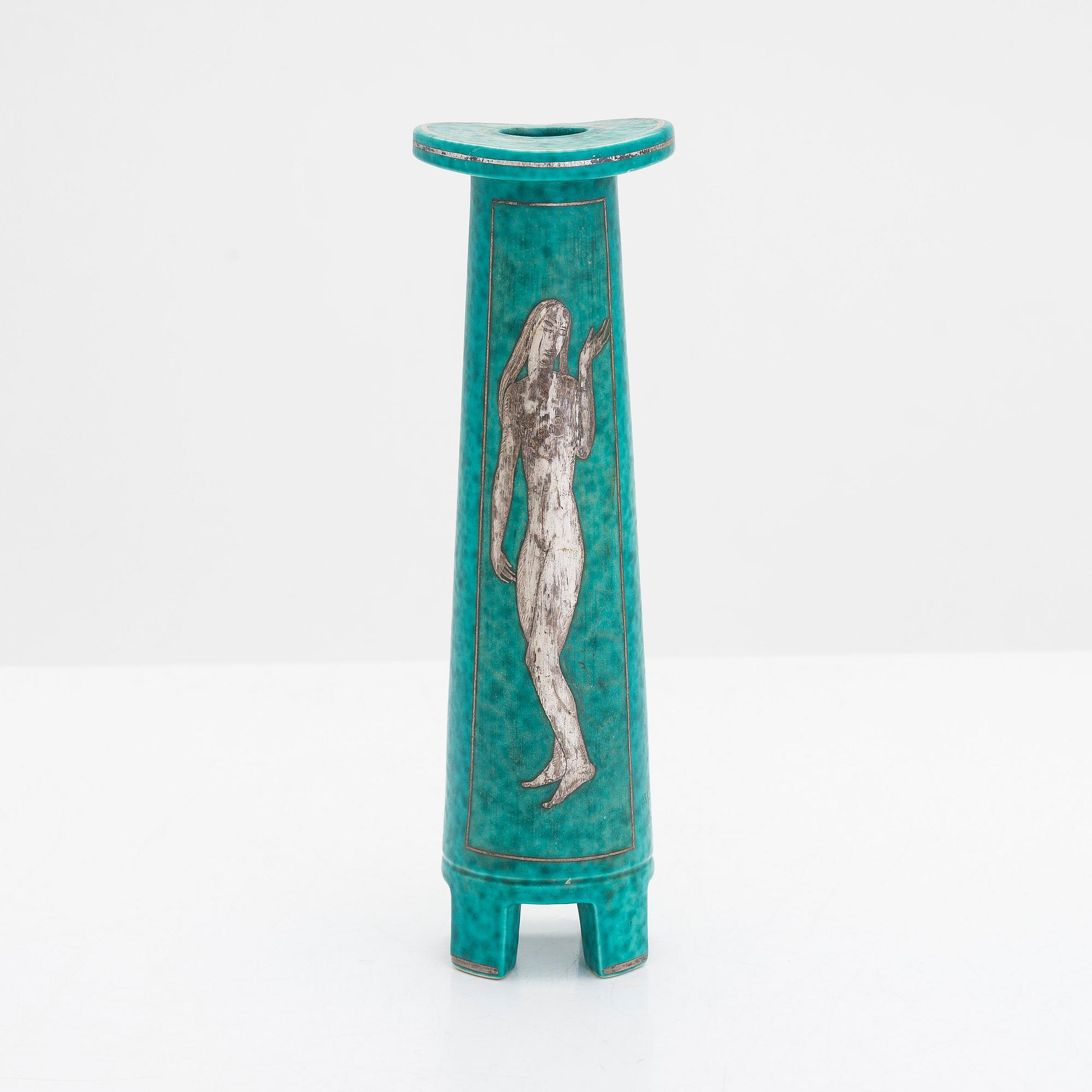 Wilhelm Kåge, an 'Argenta' vase, Gustavsberg, Sweden.