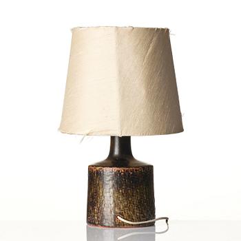 Stig Lindberg, a stoneware table lamp, Gustavsberg Studio 1970.