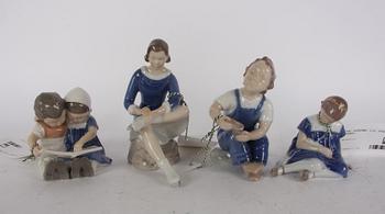FIGURINER, 4 st, Bing & Gröndahl.