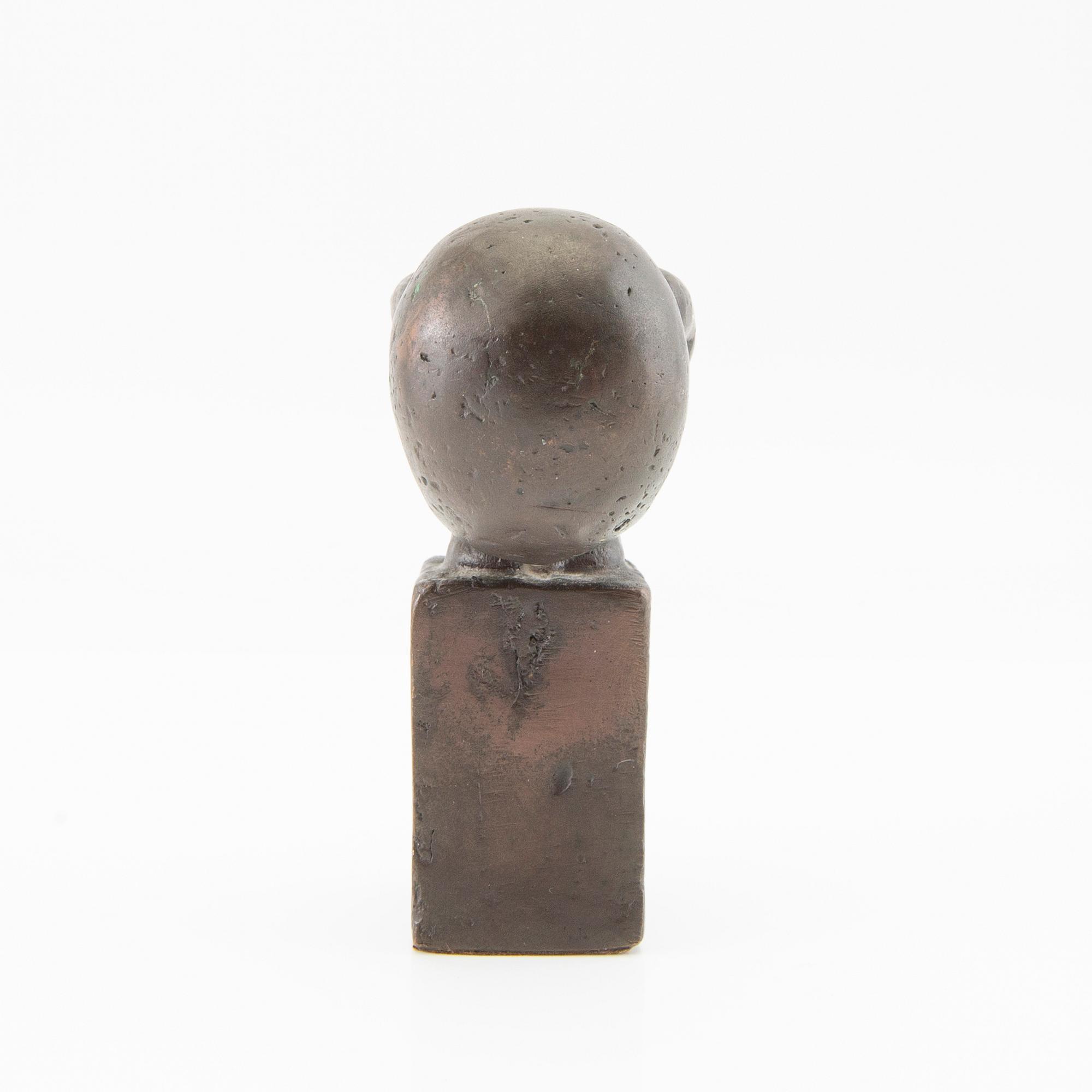 Lisa Larson, sculpture "Myran", bronze, no 202.