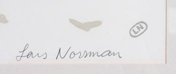 NORRMAN, LARS, grafiskt blad, sign.