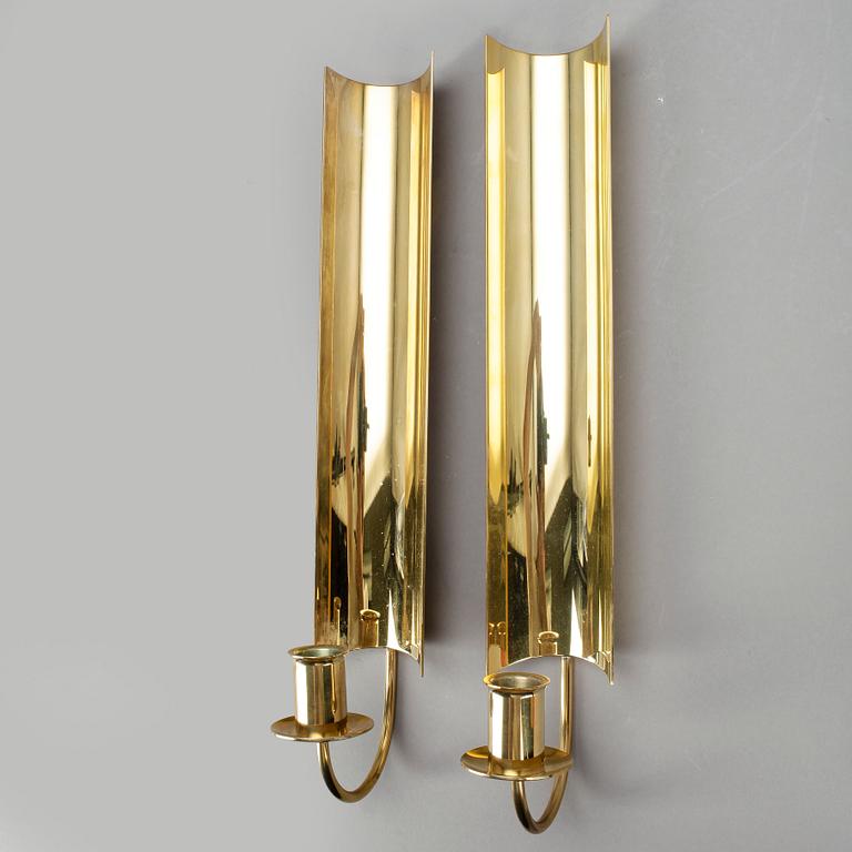 VÄGGLAMPETTER, ett par, "Reflex", Pierre Forsell, Skultuna.