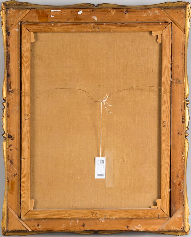 UNKNOWN ARTIST, 19th Century, oil on canvas, signed Cop Thyra Hultin.