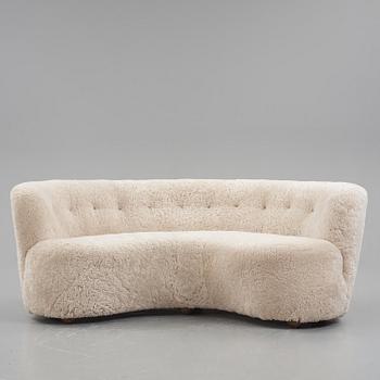 Scandinavian Modern, a mid-20th century sofa.