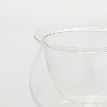 Saara Hopea, a set of 8 caviar bowls, model 1331, Nuutajärvi Notsjö. Designed in 1953.