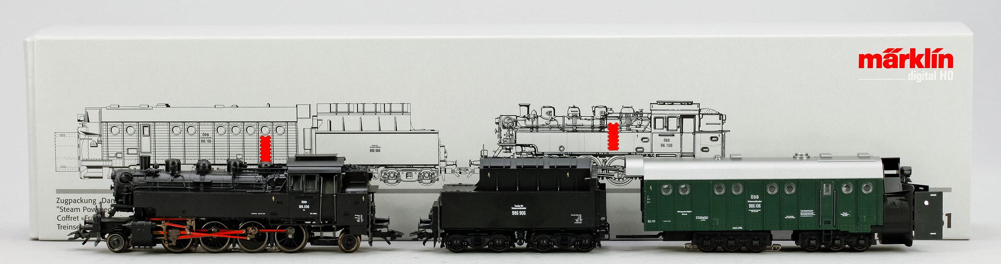 ÅNGLOKSDRIVEN SNÖSLUNGA, "26831", Märklin, 2000-tal.