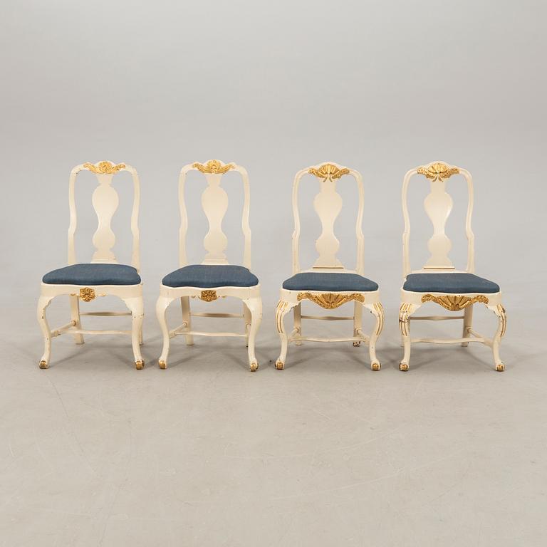Chairs, 4 pcs, Rococo, mid-18th century.
