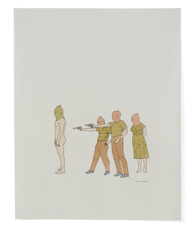 Marcel Dzama, "Water Cooler".