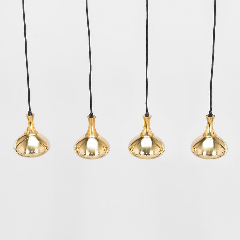 Hans-Agne Jakobsson, four pendant lamps, Markaryd, late 20th century.