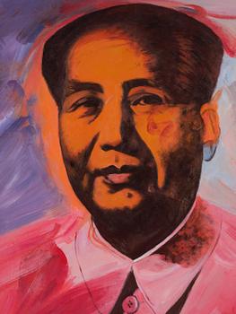 Jonathan Monk, "Andy Warhol's Chairman Mao Hand Made in The Peoples Republic of China".