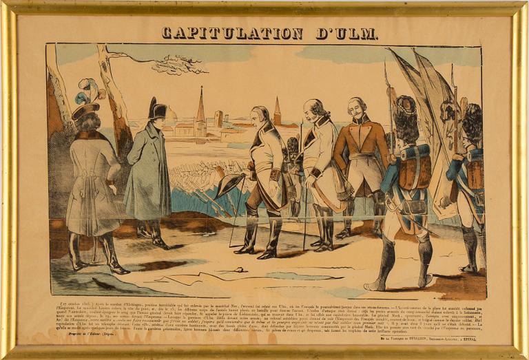 FRANCOIS GEORGIN, kolorerade träsnitt, 21 st, 1800-talets första hälft, tryckt av Libraire, Paris.