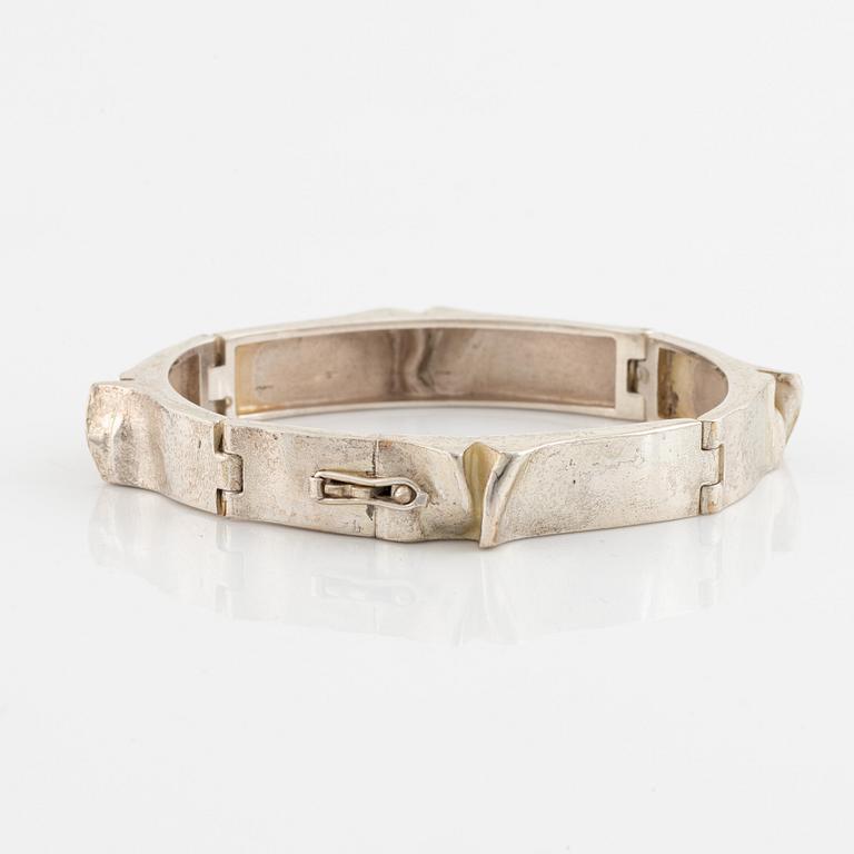 Björn Weckström, armband, "Ceres", sterling silver. Lapponia, Helisngfors 1970.