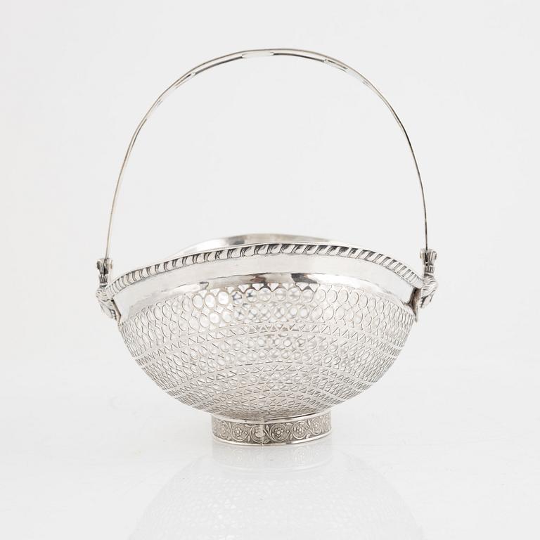 Korg, silver, St. Petersburg, tidigt 1800-tal.