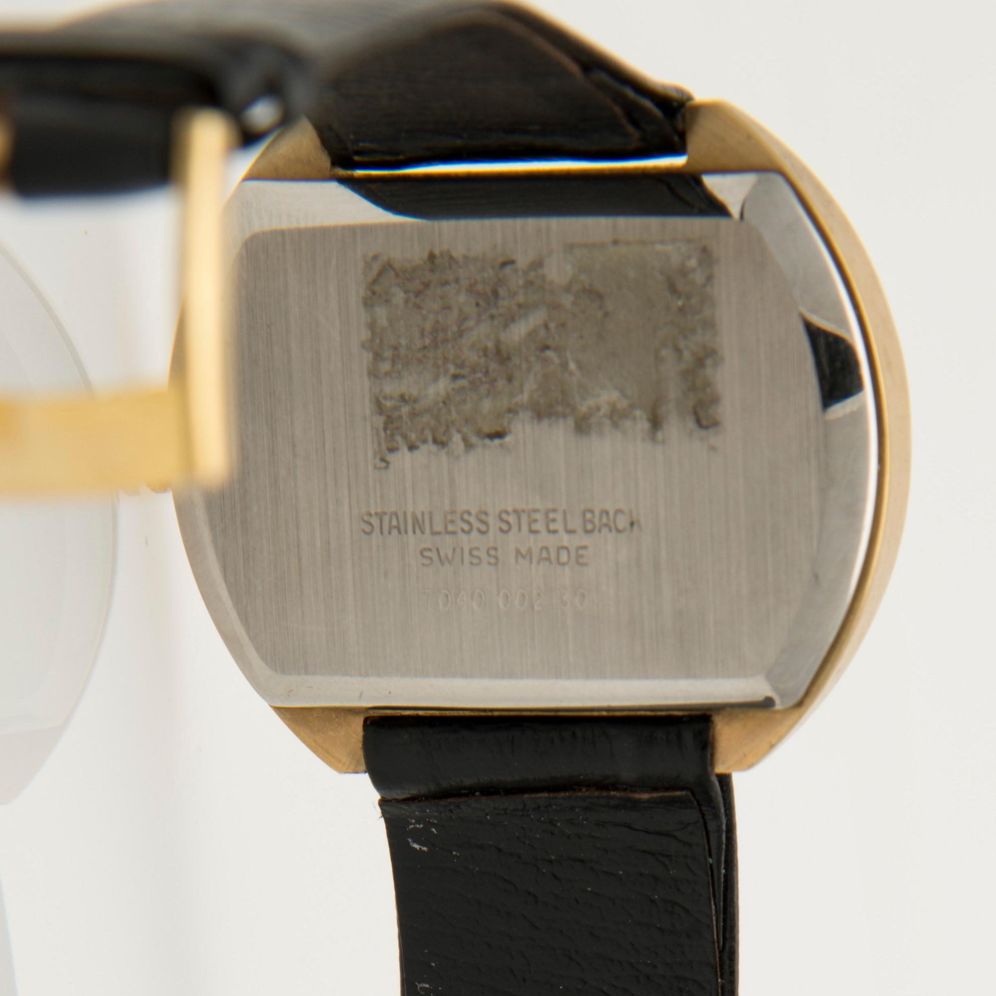 ARMBANDSUR, Helvetia New World, stål, förgyllt.