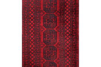 A runner carpet, Afghan, c. 380 x 94 cm.