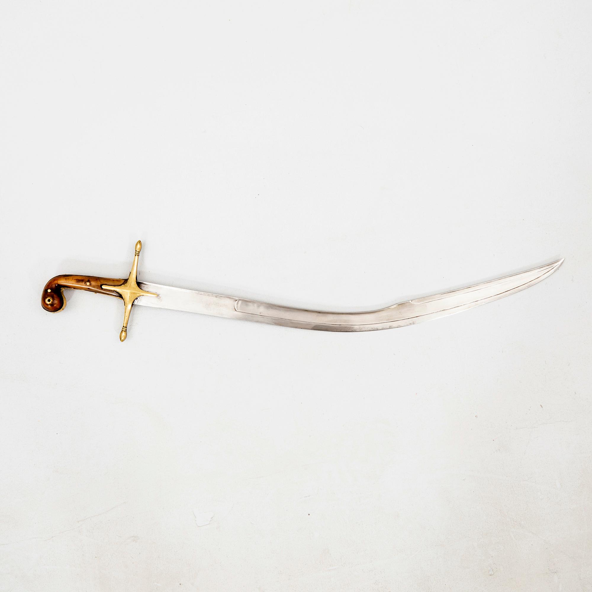 Svärd osmanskt kilij /pala, 1800-tal.