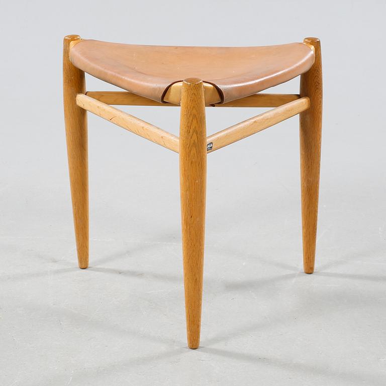 A stool, designed by Östen Kristiansson for Luxus AB in Vittsjö, 1950/60s.