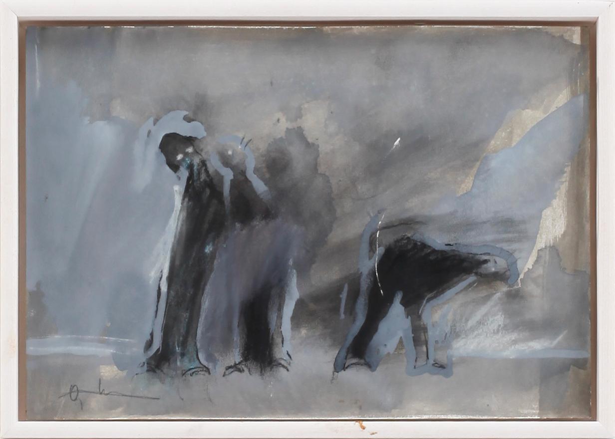 ÖRJAN WIKSTRÖM, gouache och akvarell, sign.