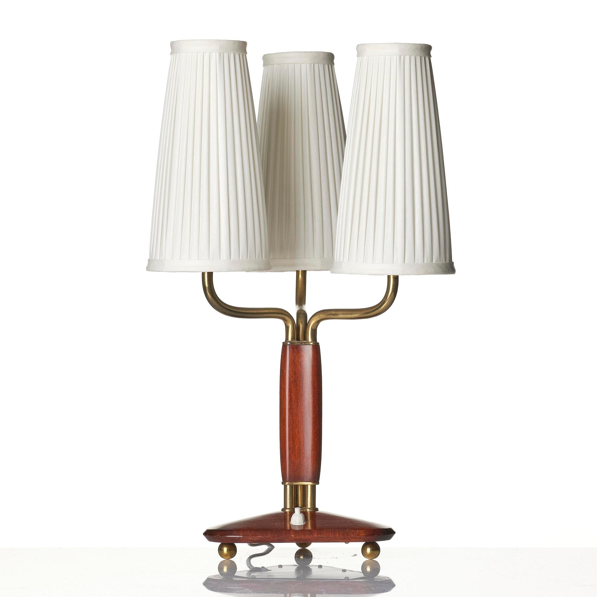 Carl-Axel Acking, a table lamp model "2687", Bröderna Malmströms Metallvarufabrik, Malmö, 1940s.