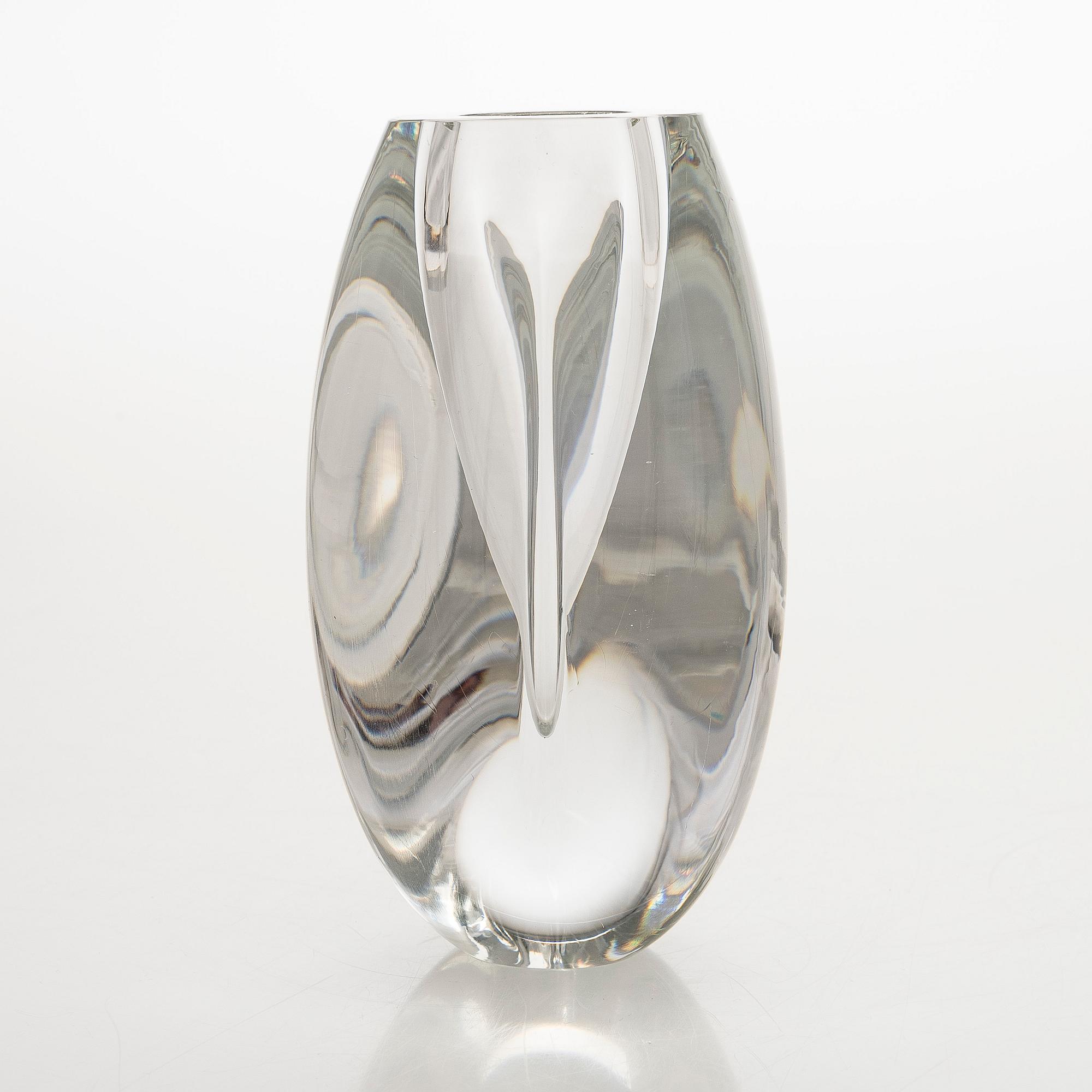 Timo Sarpaneva, veistos, "Claritas", signeerattu Timo Sarpaneva Iittala 1986 C46.