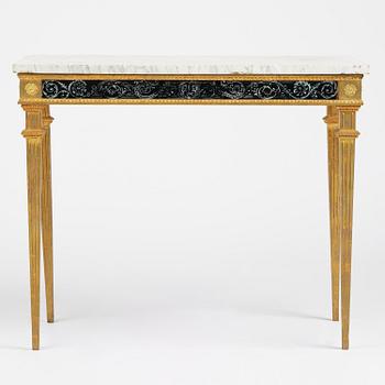 Konsolbord, Stockholmsarbete, omkring år 1800, Sengustavianskt.