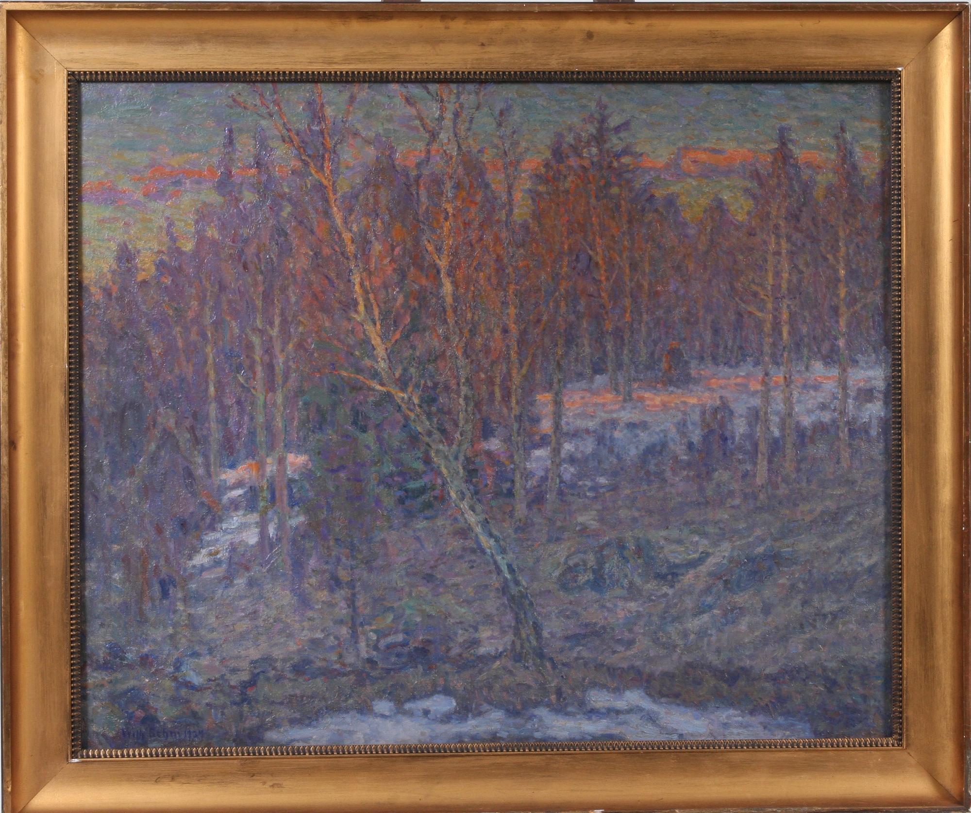 WILHELM BEHN, olja på duk, sign o dat -34.