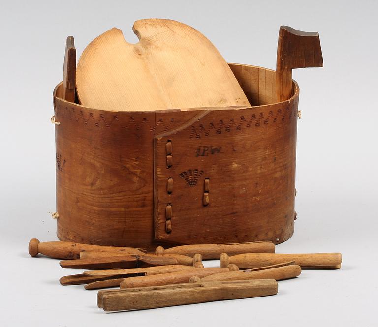 SVEPASK. Allmoge, 1800-tal.