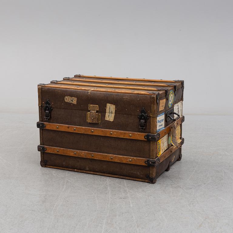 An early 20th century trunk.