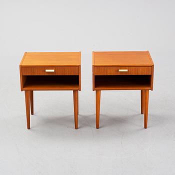 A pair of bedside tables from the second half of the 20th century.