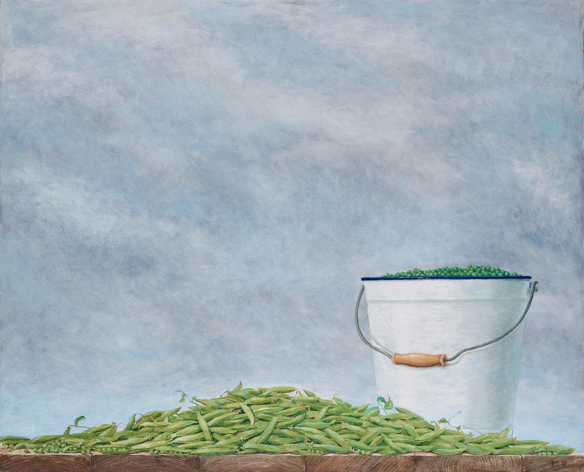 Philip von Schantz, Bucket with sugar snap peas.
