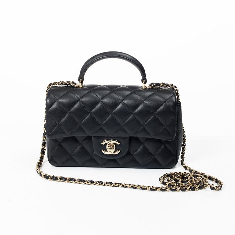 Chanel, väska, " Classic Mini Top Handle Flap Bag".