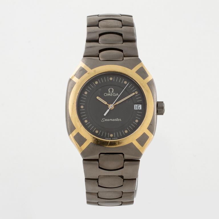 OMEGA, Seamaster, Titane Quartz, "Polaris", armbandsur, 32 mm.