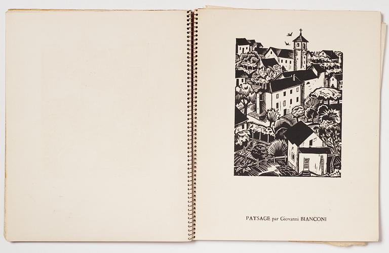 Art magazine, "Xylographie revue internationale de gravures sur bois", no 7 February 1935.