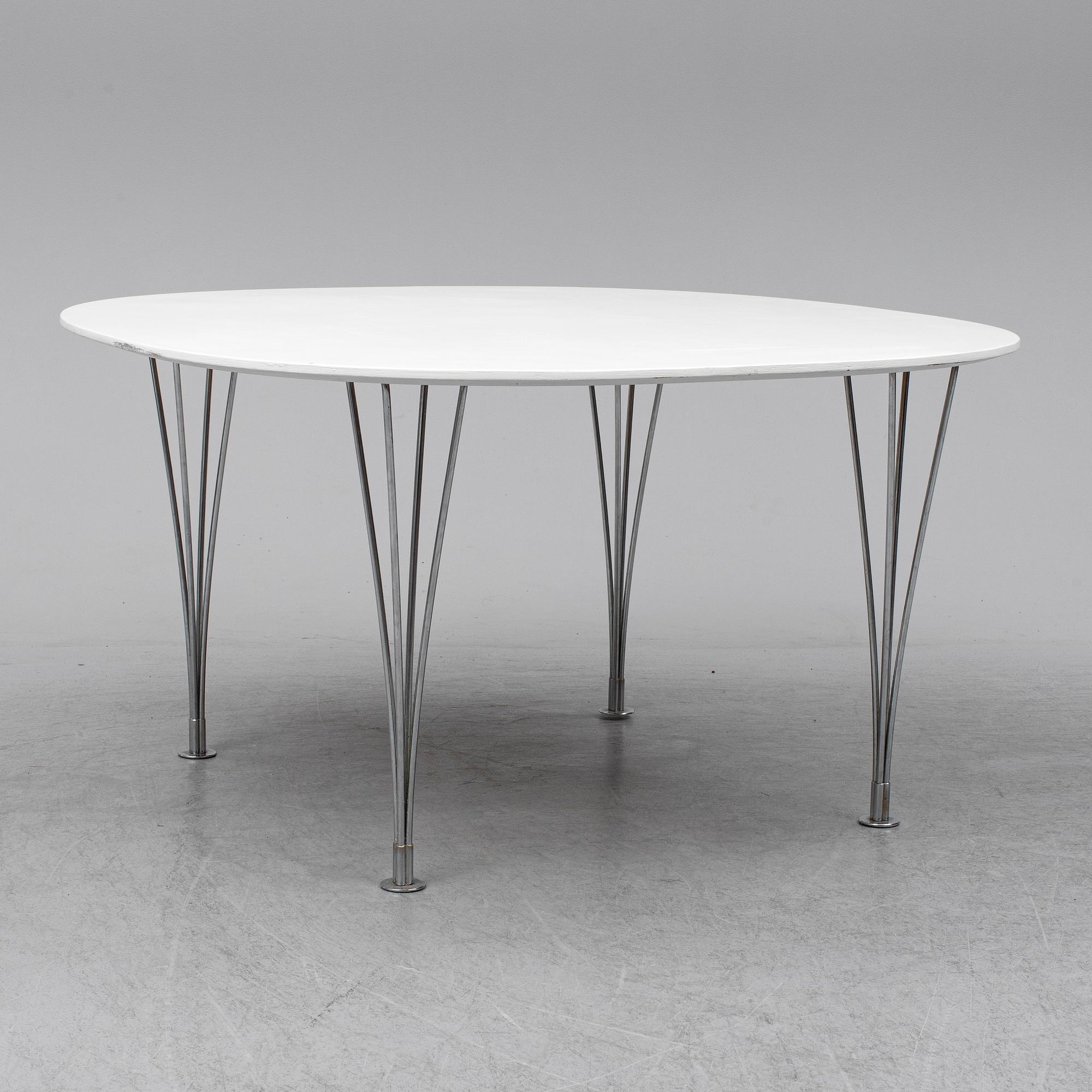 BRUNO MATHSSON & PIET HEIN, bord, "Supercirkel".