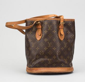 HANDVÄSKA. Louis Vuitton, "Bucket".