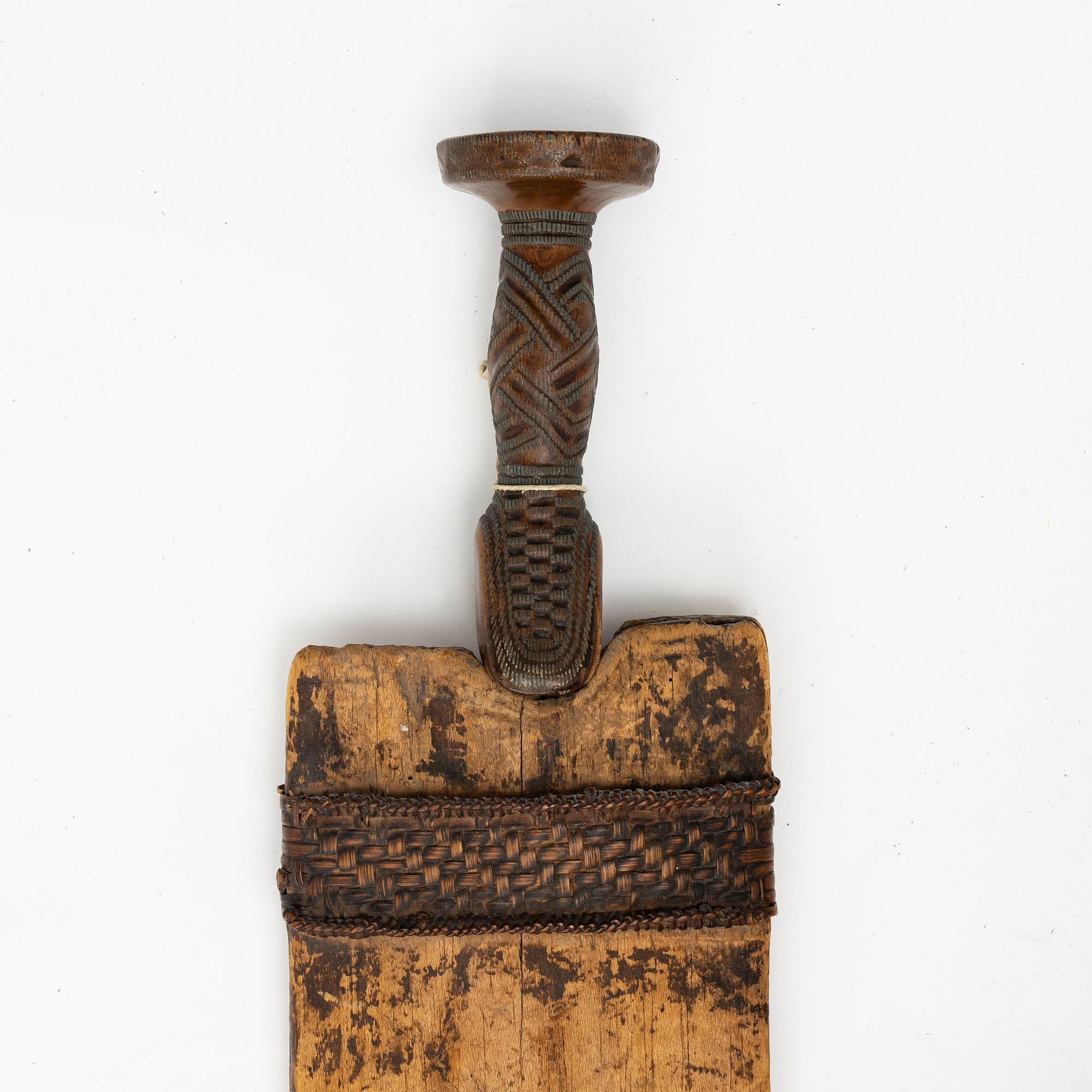 A Luba short sword, Congo,