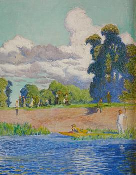 John Byam Liston Shaw, "The Regatta".