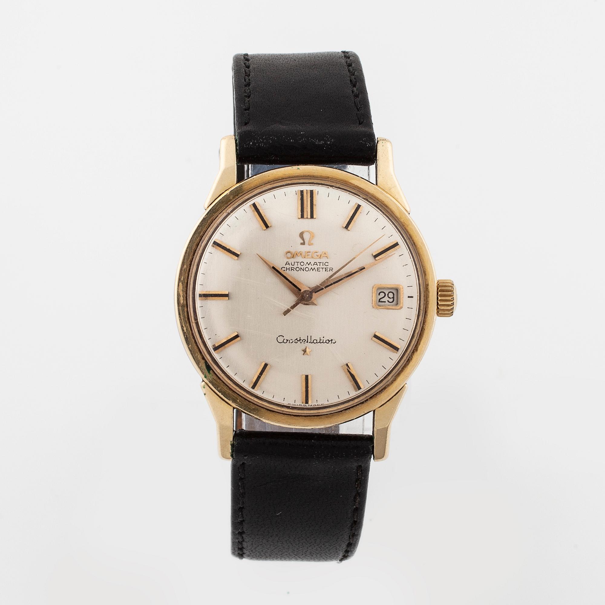 OMEGA, constellation, wristwatch 34 mm.
