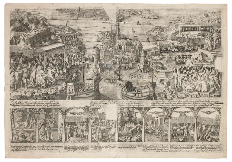 Dionysius Padtbrugge, Kristian II:s intåg i Stockholm (Stockholms blodbad 1520).