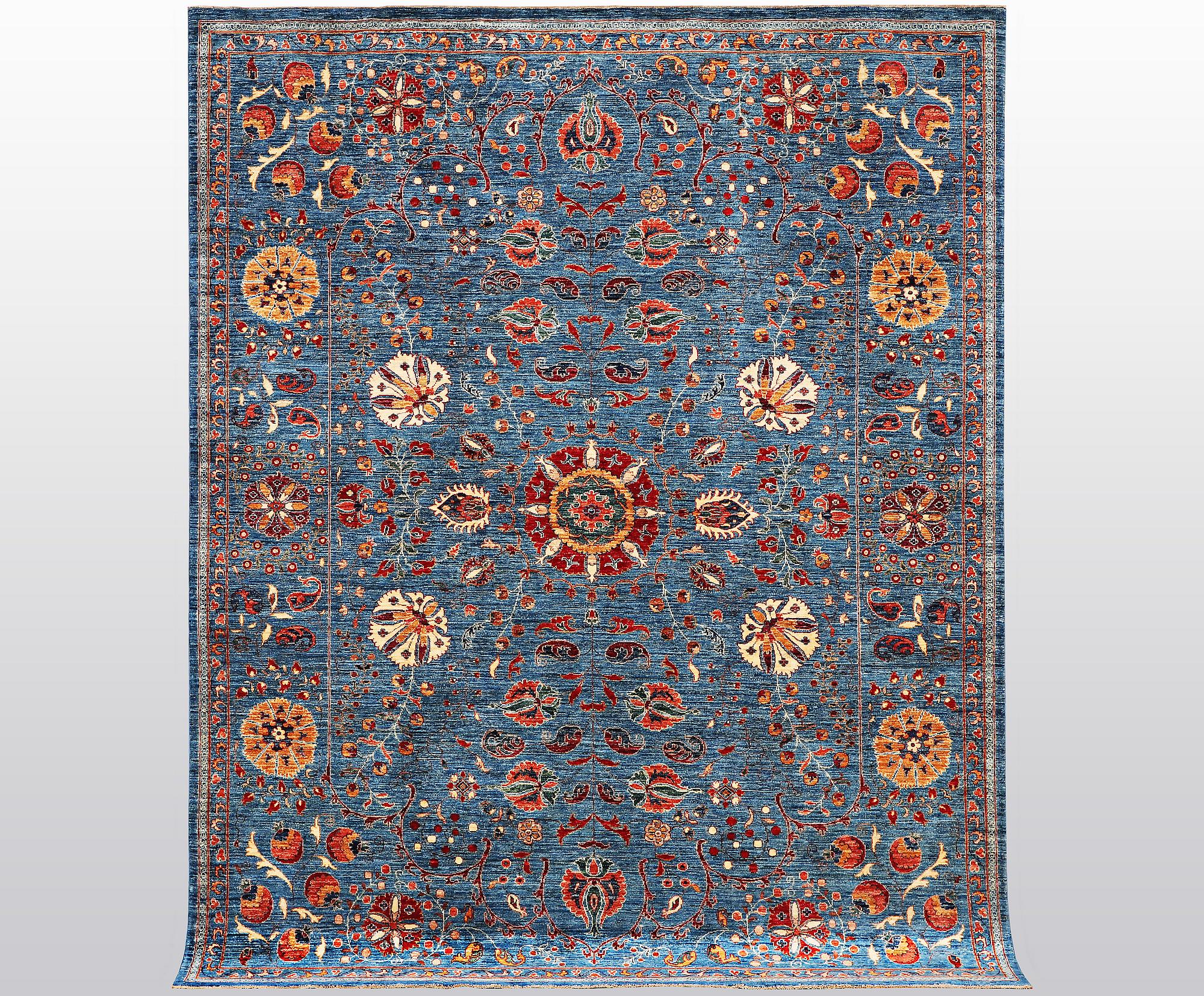 A carpet, Zeigler design, ca 312 x 254 cm.