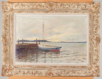 ELIAS MUUKKA, olja på duk, signerad och daterad 1914.