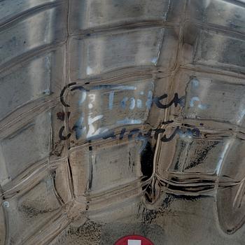 Oiva Toikka, lasilintu, "Kuikka", signeerattu O. Toikka Nuutajärvi.