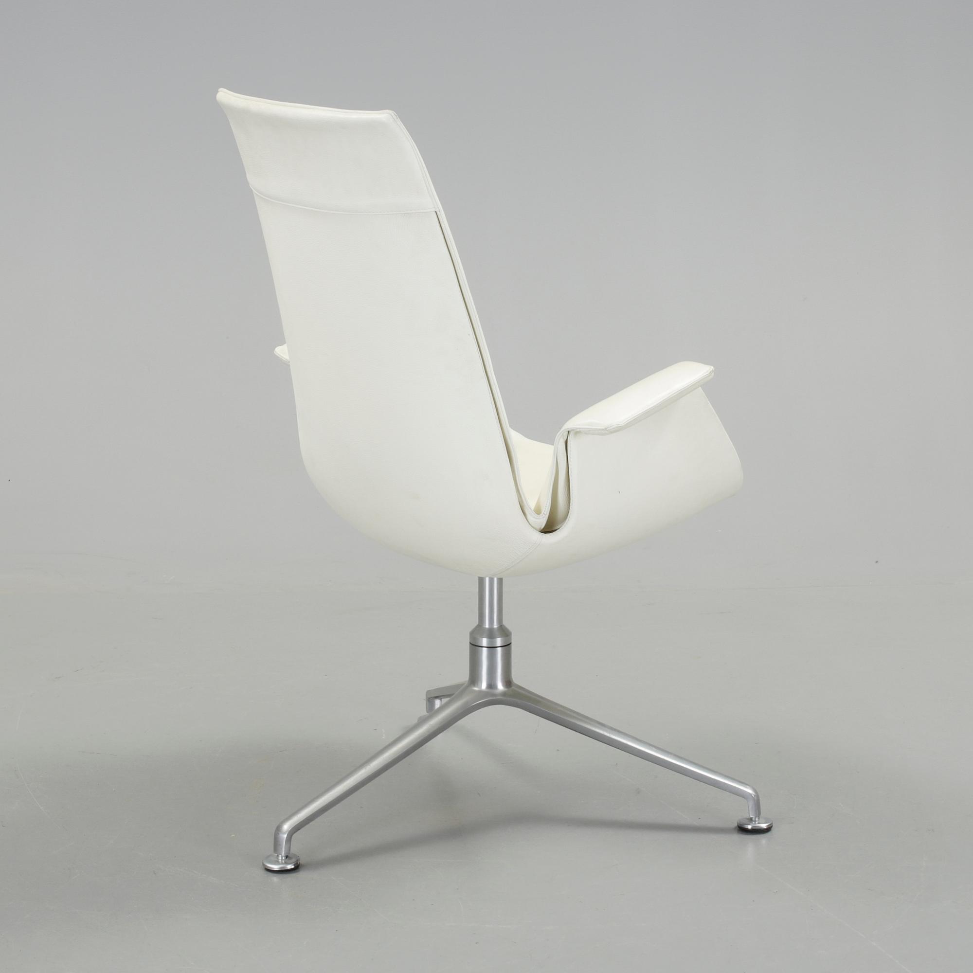 SKRIVBORDSSTOL, "Tulip", Preben Fabricius & Jørgen Kastholm, 1970-/80-tal.